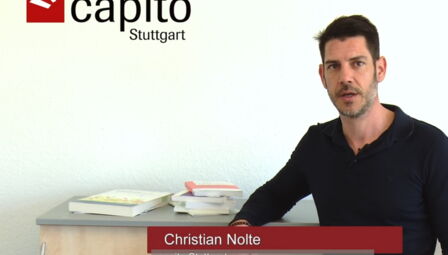 Christian Nolte informiert über den Lehrgang